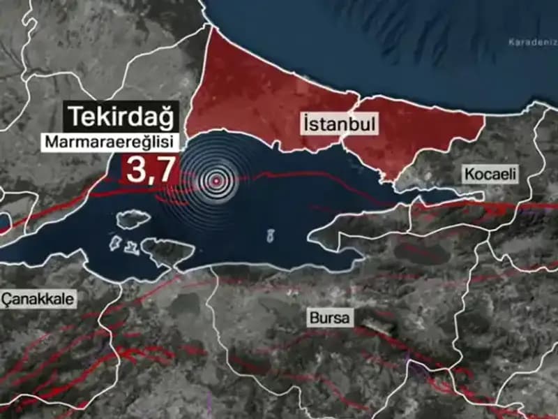Marmara Denizi'nde 3,7 Büyüklüğünde Deprem: İstanbul'da Tedirginlik Yarattı