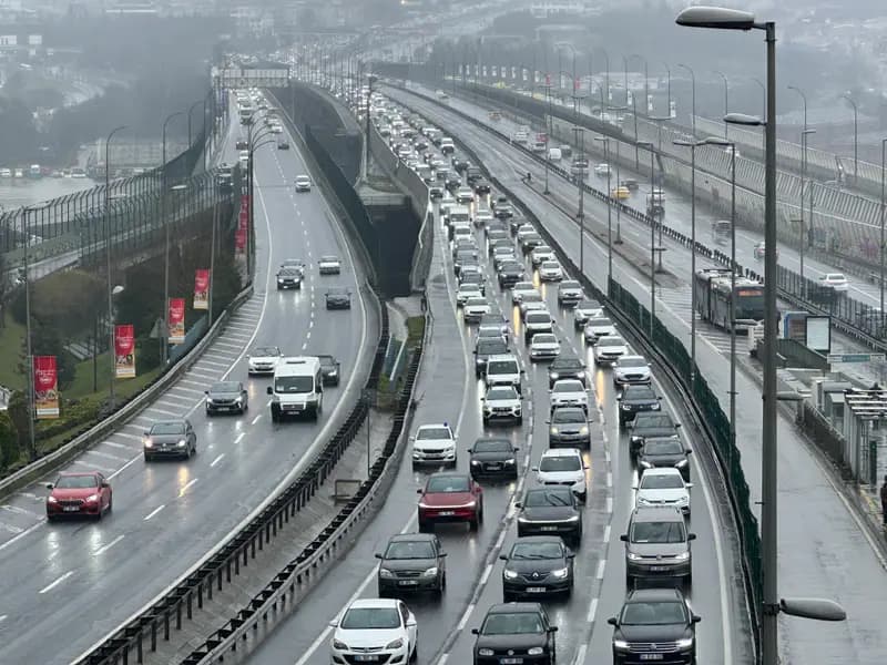 İstanbul'da Bayramda Trafik Yoğunluğu Yüzde 67'ye Ulaştı