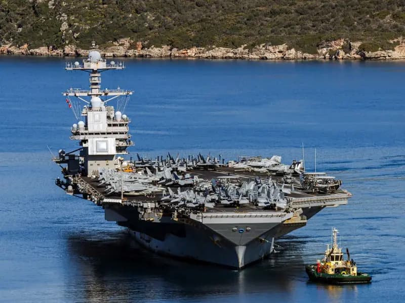USS Gerald R. Ford, Girit'e Gidiyor: Yangın İncelemesi Bekleniyor