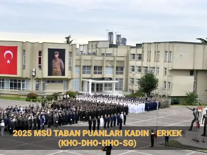 2025 MSÜ Taban Puanları Açıkladı: Kara, Deniz, Hava ve Sahil Güvenlik!