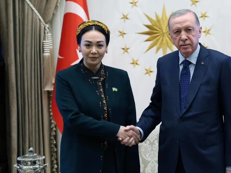 Cumhurbaşkanı Erdoğan, Dünyagözel Gulmanova'yı Kabul Etti