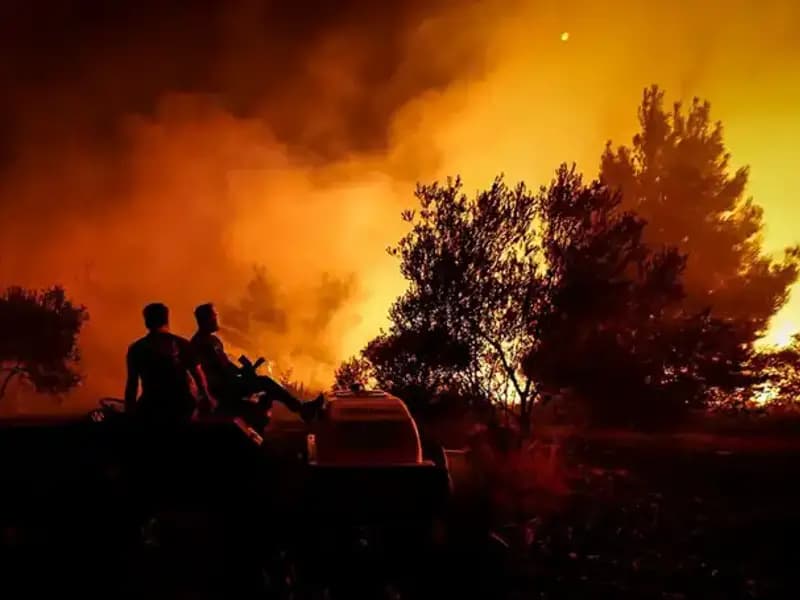 Çanakkale’de Orman Yangını Büyüdü: 785 Kişi Güvenli Alana Tahliye Edildi