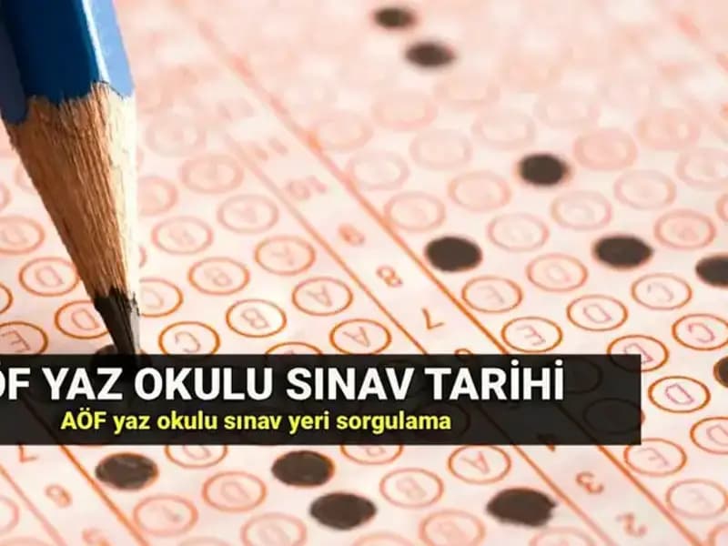 Anadolu Üniversitesi AÖF Yaz Okulu Sınav Yerleri ve Tarihleri Açıklandı!