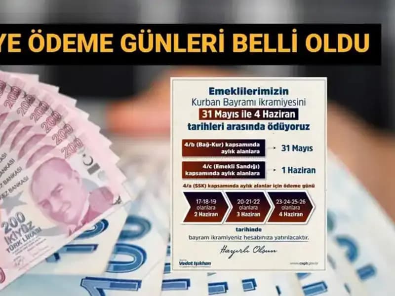 Bayram İkramiyeleri Hesaplara Yatıyor: Tarihler ve Detaylar