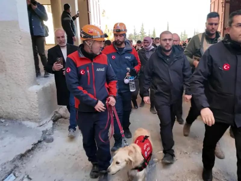 AFAD, Sednaya Hapishanesi'nde Kurtarma Çalışmaları Devam Ediyor