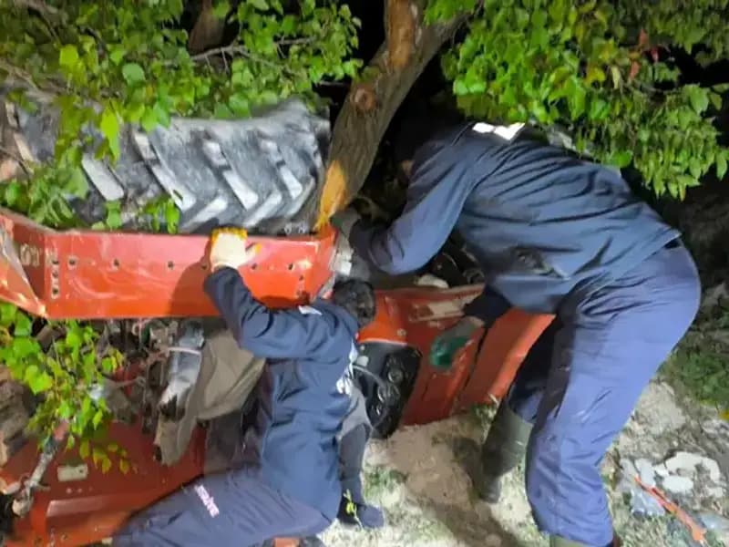 Kontrolden Çıkan Traktör Devrildi: Trajik Kazada Sürücü Hayatını Kaybetti