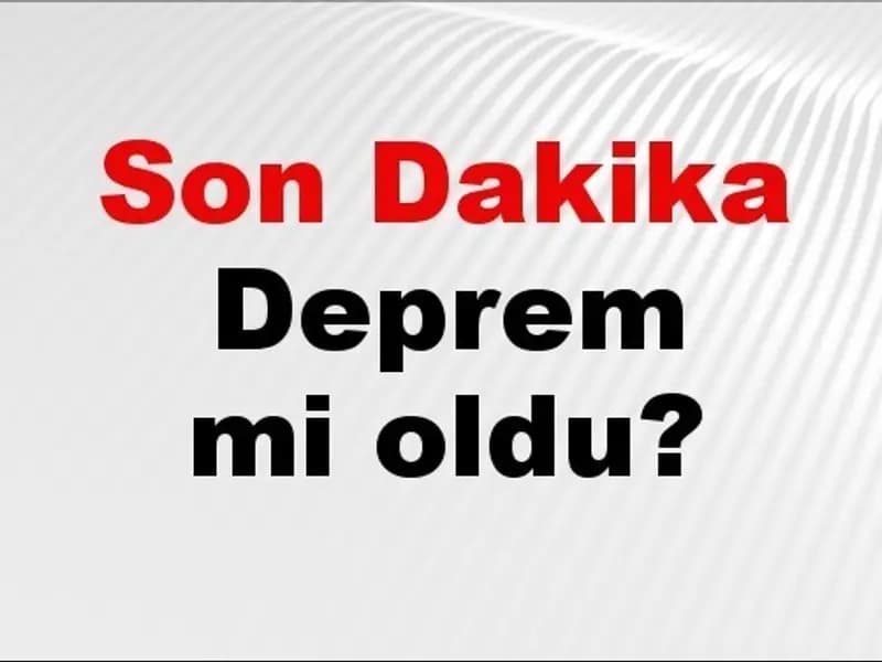 Ankara'da 3.9 Şiddetinde Deprem: Son Durum ve Detaylar