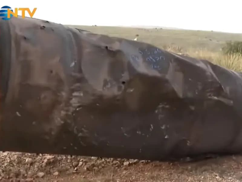 İran Füzesinin Tel Aviv'deki Enkazı NTV Tarafından Görüntülendi