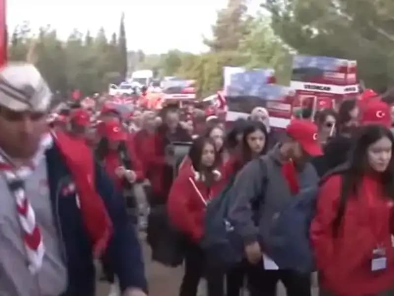 57. Alay Vefa Yürüyüşü ile Çanakkale Zaferi Yeniden Anılıyor