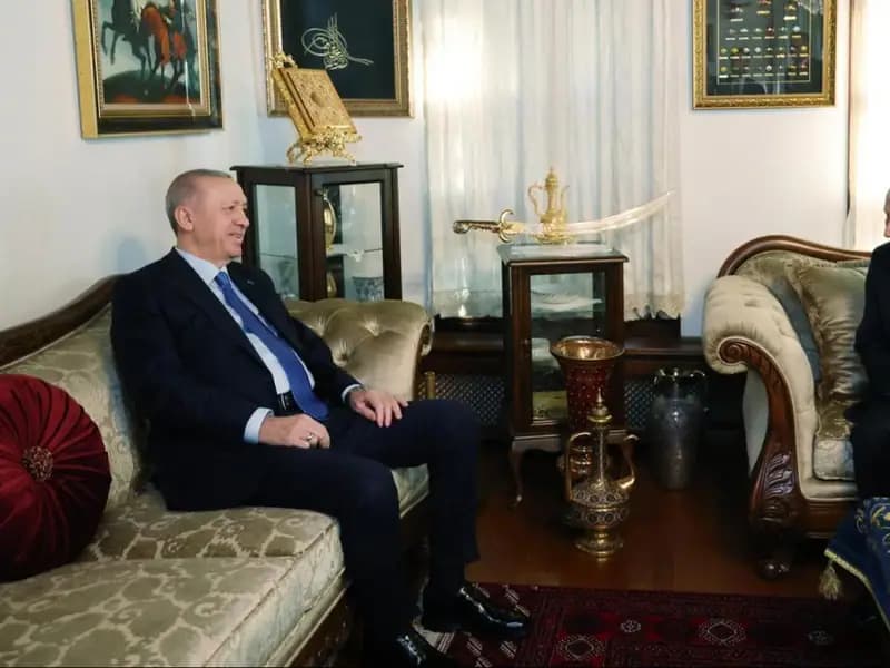 Cumhurbaşkanı Erdoğan ve MHP Lideri Bahçeli görüşmesi