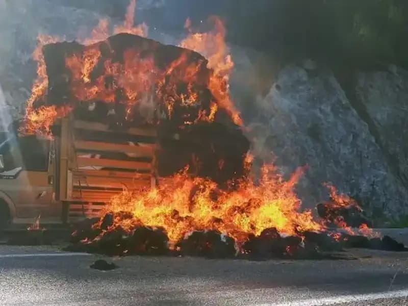Adana’da Saman Yüklü Kamyonette Yangın: Olayın Detayları ve İlk Gelişmeler