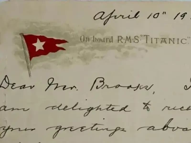 Titanik'in Tarihini Yeniden Yazdıracak "Kehanet" Mektubu Satışta