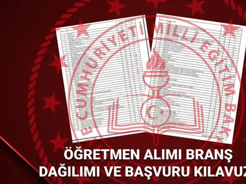 2025 MEB Öğretmen Atamaları Branş Dağılımı ve Başvuru Detayları