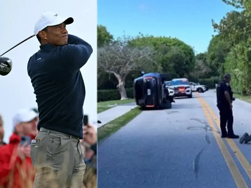 Tiger Woods, Trafik Kazası Sonrası Gözaltına Alındı