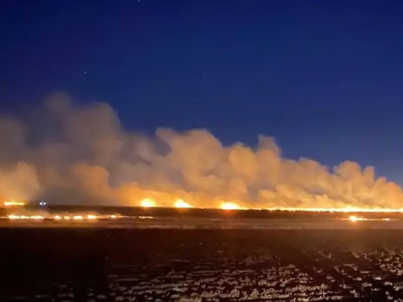 60 Dönüm Tarım Arazisi Yandı: Anız Yangınları Tehlikesi