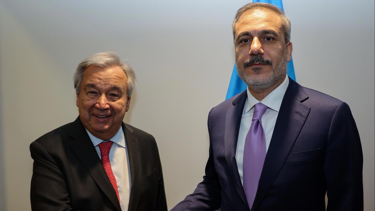 Bakan Fidan, BM Genel Sekreteri Guterres ile Ortak Çalışma İmkanlarını Değerlendirdi