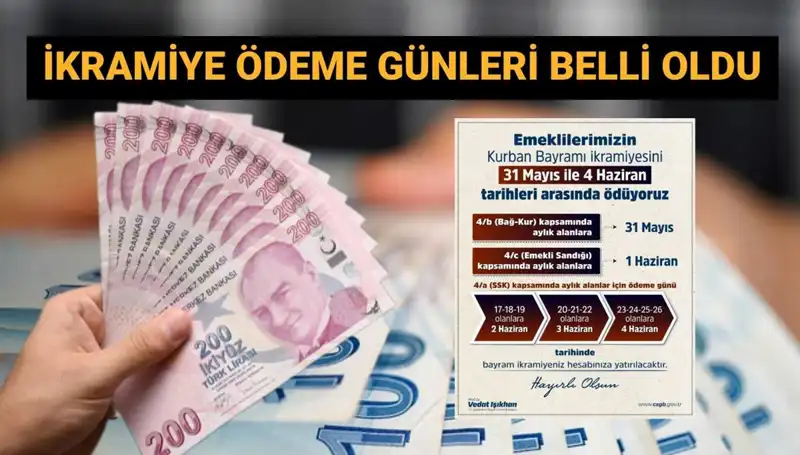Bayram İkramiyeleri Hesaplara Yatıyor: Tarihler ve Detaylar