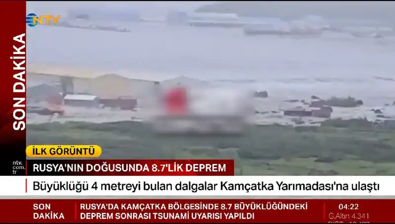 Kamçatka Kıyılarında İlk Tsunami Dalgaları: Neler Oluyor?