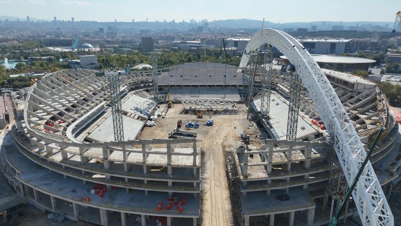 Ankara'nın Yeni Stadyumu Hızla Yükseliyor