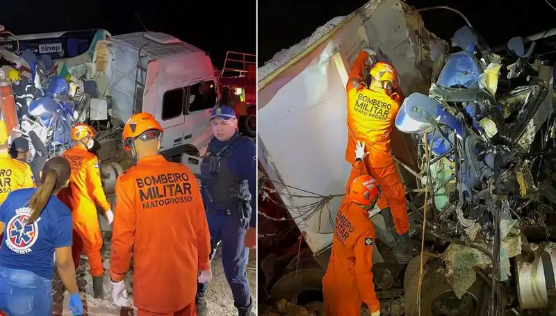 Brezilya'da Otobüs Kazası: 11 Kişi Hayatını Kaybetti, 45 Yaralı!