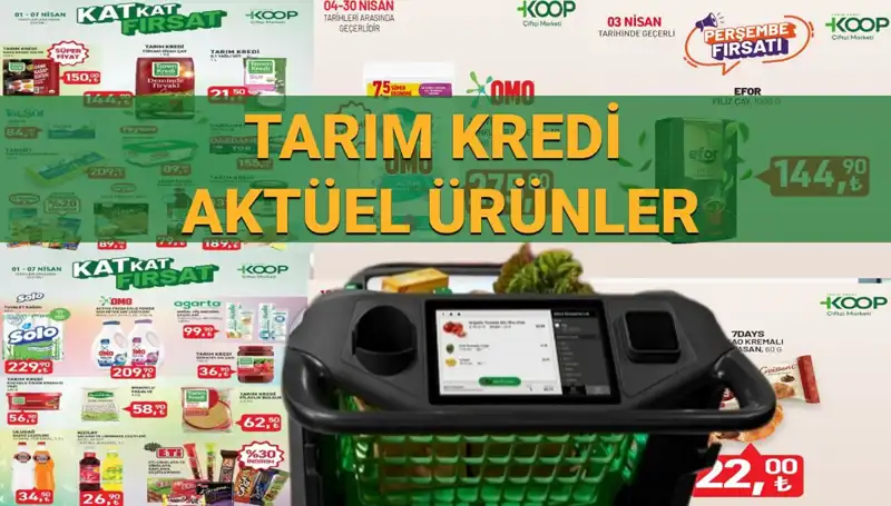 Tarım Kredi Marketleri’nde 4-7 Nisan İndirimli Ürünler: Kahvaltılık ve Temizlik Ürünlerinde Fırsatlar