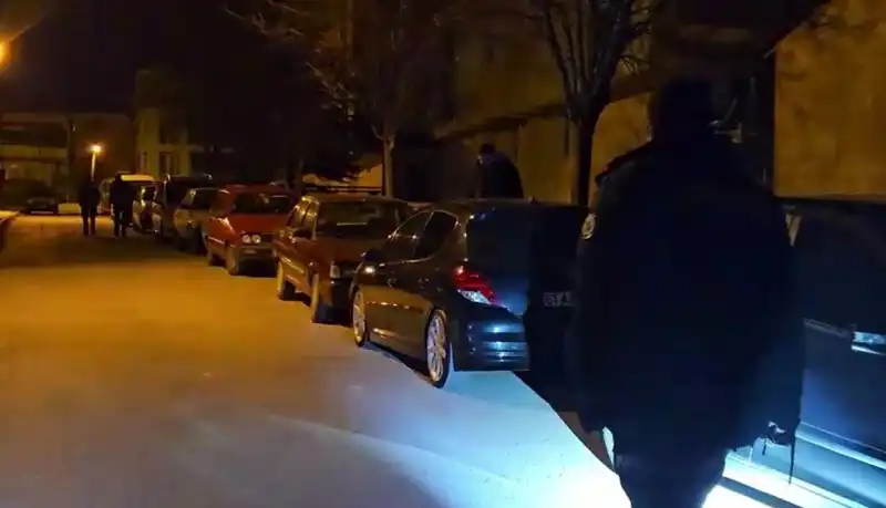 Park Halindeki Araçları Çizen Saldırganlar Büyük Şok Yarattı