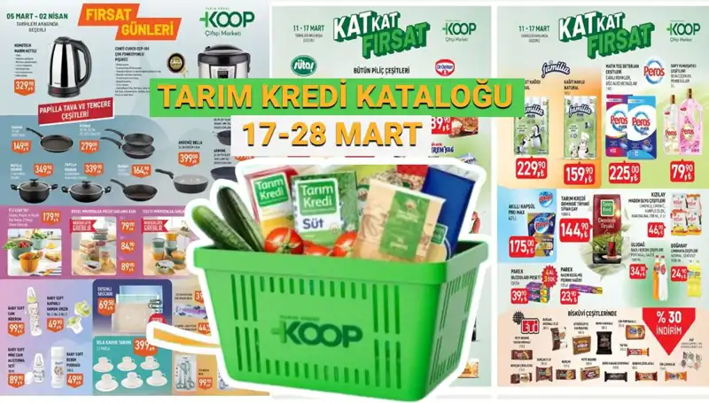 Tarım Kredi Kooperatif Marketleri’nde Mart Ayına Özel İndirimler