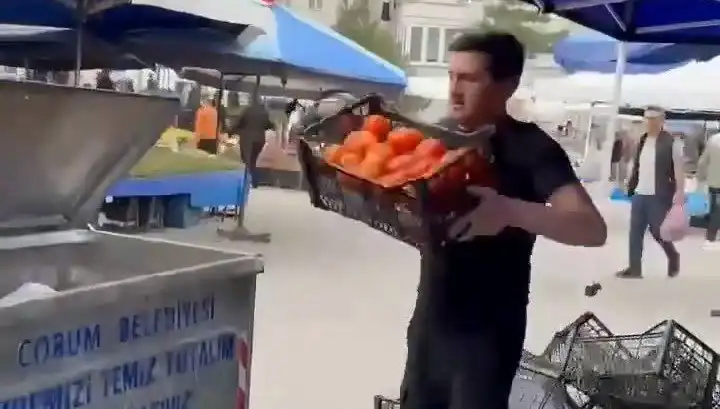 Domatesleri Çöpe Attığı İçin Pazarcıya Uygulanan Rekor Ceza Şok Etti