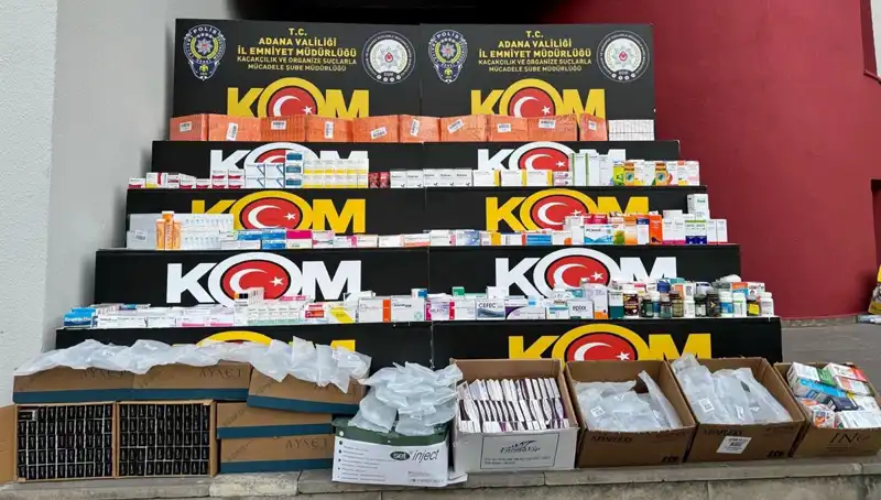 Adana'da Yasa Dışı İlaç Operasyonu: 150 Bin Lira Değerinde Ele Geçirildi