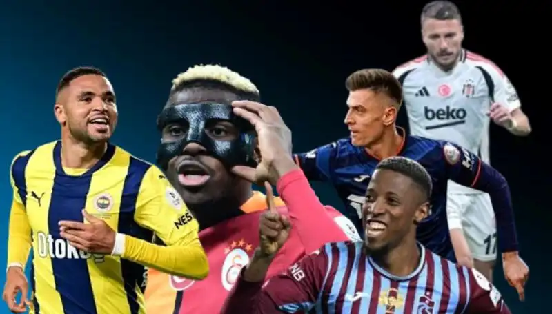 Süper Lig’de Gol Krallığı Yarışında Zirve Heyecanı: Osimhen, Banza ve En-Nesyri
