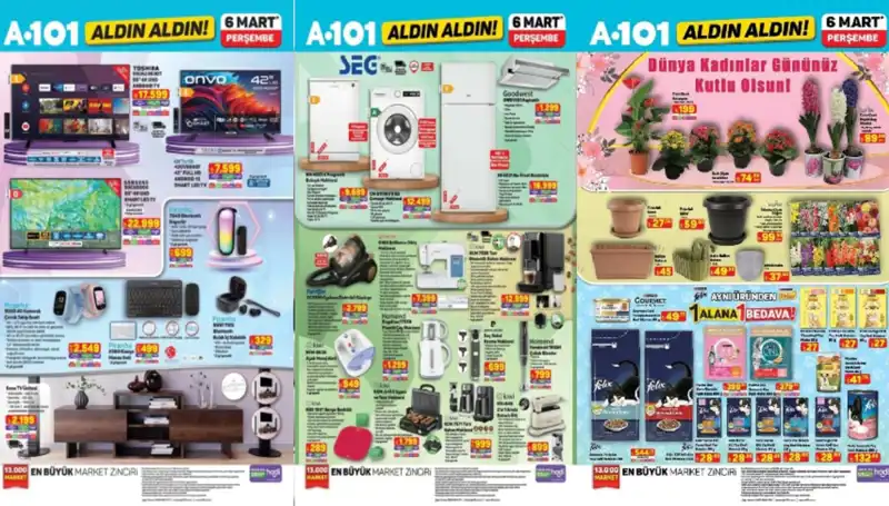 A101 6 Mart Aktüel Ürünler Kataloğu: Kaçırılmayacak Fırsatlar!