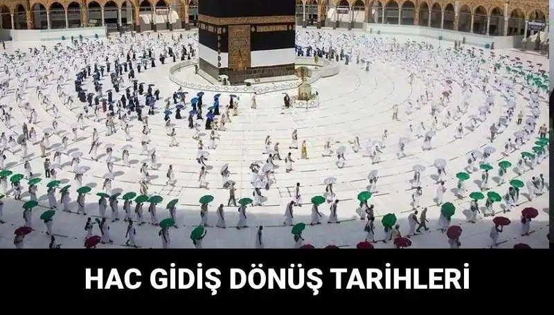 2025 Hac Günleri Açıklandı! Hacca Gidiş Dönüş Tarihleri Neler?